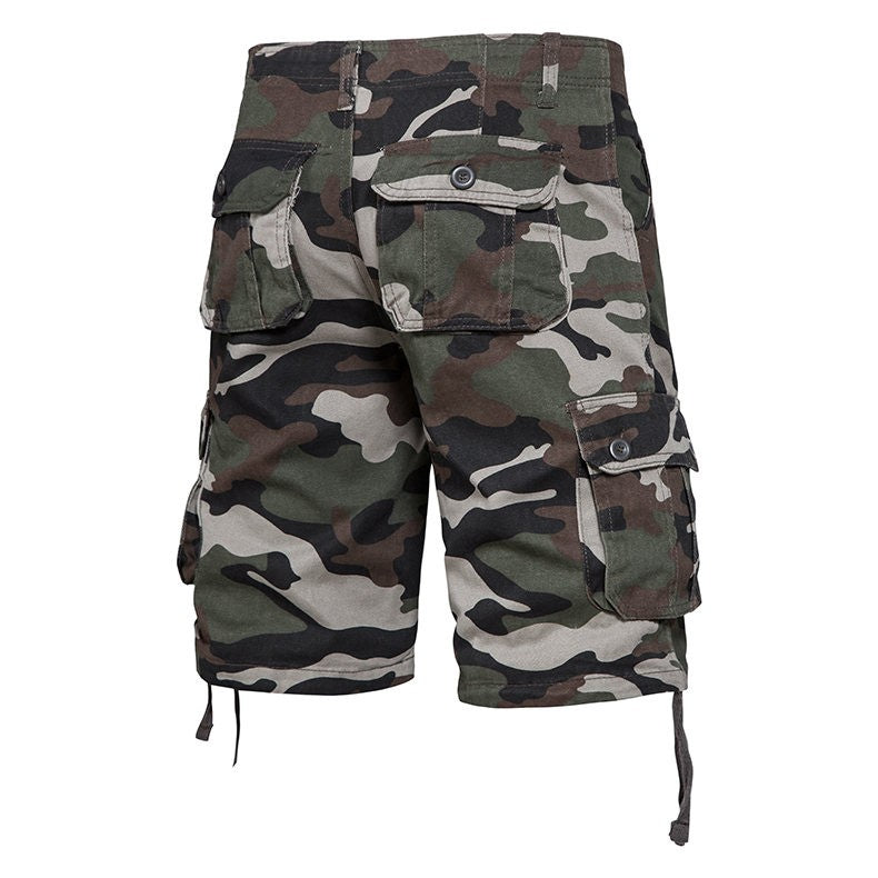Loose camouflage beach five pants men's summer cotton thin section in the pants summer work casual shorts