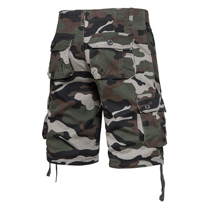 Loose camouflage beach five pants men's summer cotton thin section in the pants summer work casual shorts