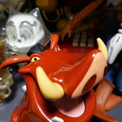 Disney Anime The Lion King Funny Pumbaa Action Figure Toy Birthday Gifts for Kids Big Size 19cm Plastic Figure Doll
