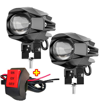 LED Motorcycle Spotlight Headlight Fog Lights Turn Signal DRL Off Road Driving Light Off Road For Truck 12V 24V Auxiliary Light