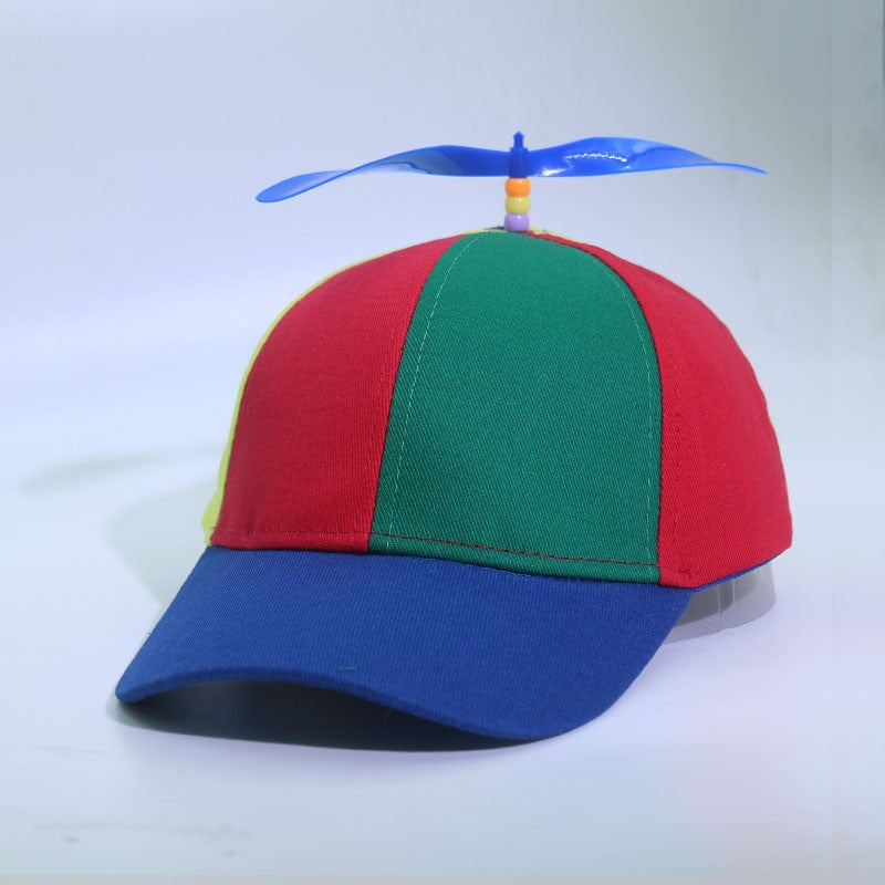 Funny Snapback Hat Helicopter Propeller Adventure Dad Hat Rainbow Bamboo Dragonfly Baseball Cap For Adult Kids Boys Girls