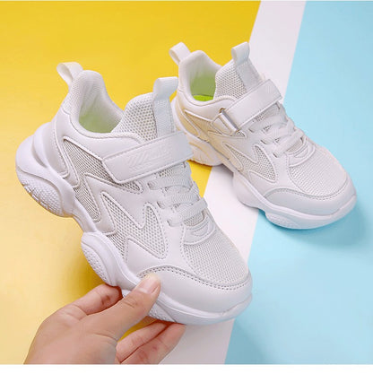 Kids Sports Shoes Children Casual Running Shoes for Boys Girls Mesh Breathable Fashion Sneakers Spring Summer Anti-skid Soft kid