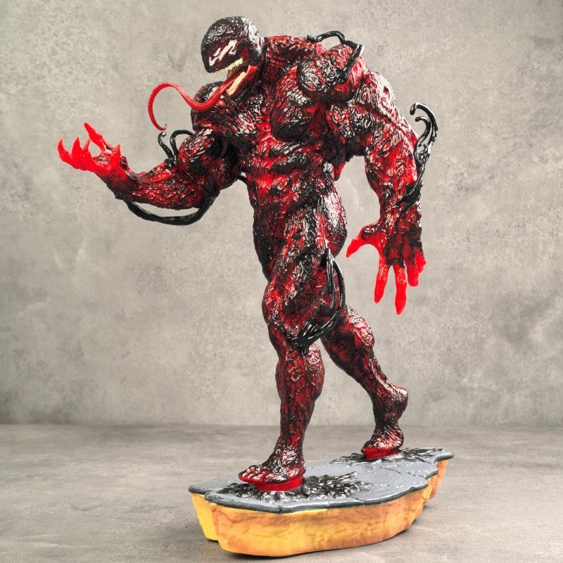 2024 Mais Recente Venom PVC Sólido Posição Deitada Venom Aliança de Vilões Homem Aranha Anime Modelo Artesanal Decoração Boneco