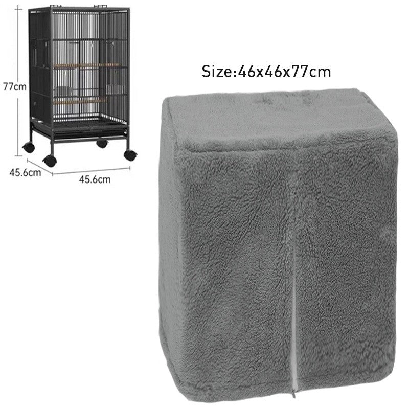 Capa Para Gaiola De Pássaros De Inverno Quente Respirável À Prova De Respingo Grande Capa Para Gaiola De Pássaros Sombra Protetora Para Gaiola De Papagaio Produtos Para Pássaros