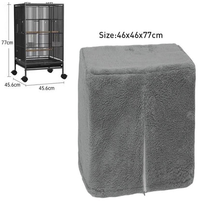 Capa Para Gaiola De Pássaros De Inverno Quente Respirável À Prova De Respingo Grande Capa Para Gaiola De Pássaros Sombra Protetora Para Gaiola De Papagaio Produtos Para Pássaros