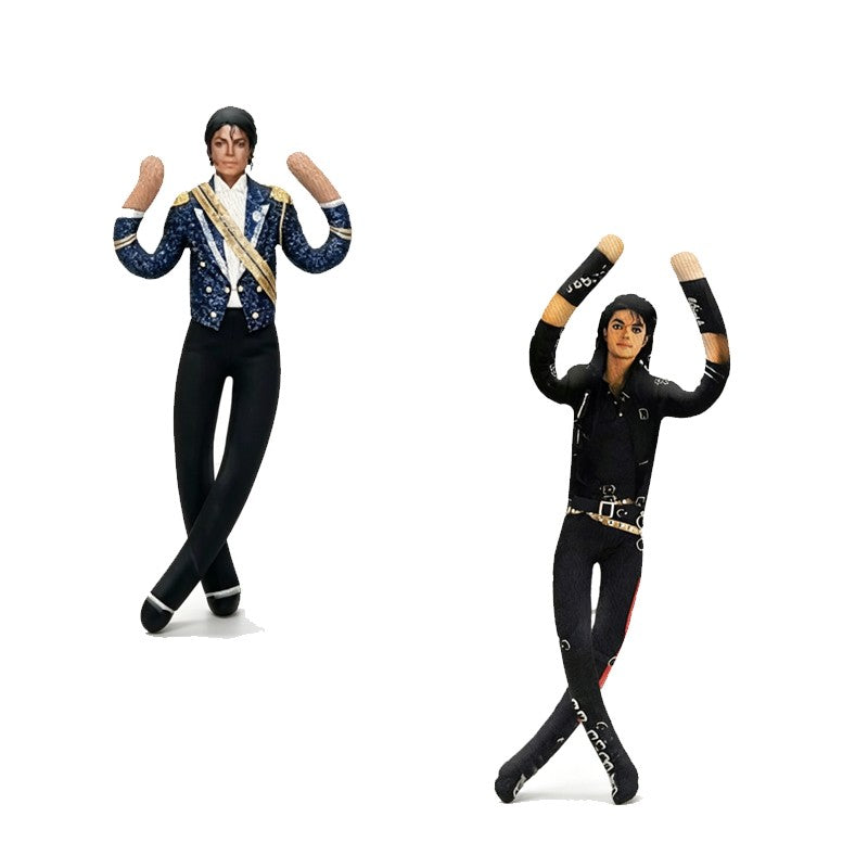 New Style  Michael Jackson Cosplay Prop Doll Plush Stuffed Figure Dolls Room Decoration Abstract Joint Mobility Props Gift