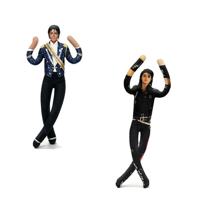 New Style  Michael Jackson Cosplay Prop Doll Plush Stuffed Figure Dolls Room Decoration Abstract Joint Mobility Props Gift