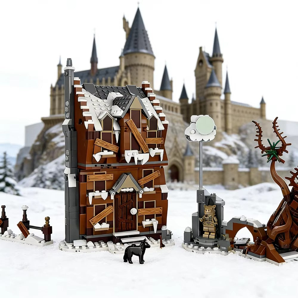 MOC Building Set Screaming Hut Whomping Willow Model Magic Movie DIY Assembly Toy Birthday Christmas Gift