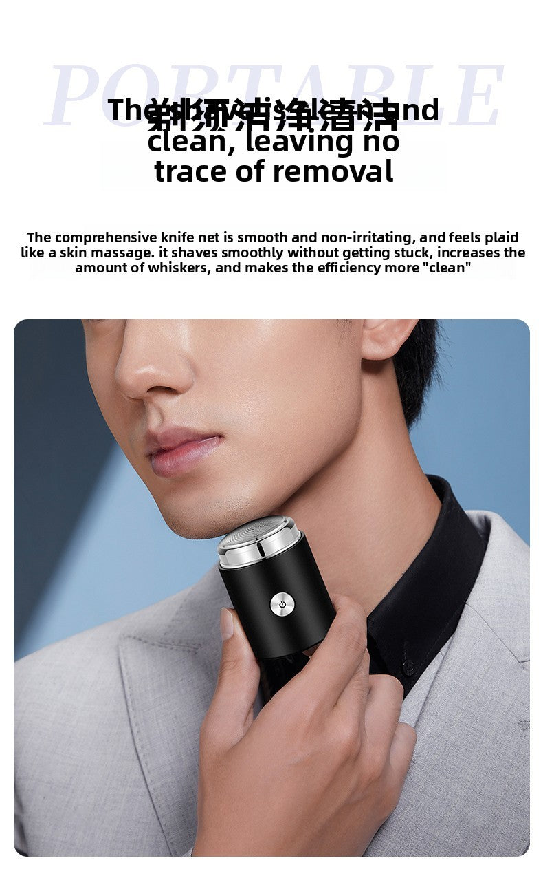 Men's shaver USB charging wireless stainless steel blade ultra long standby portable shaver waterproof travel shaver