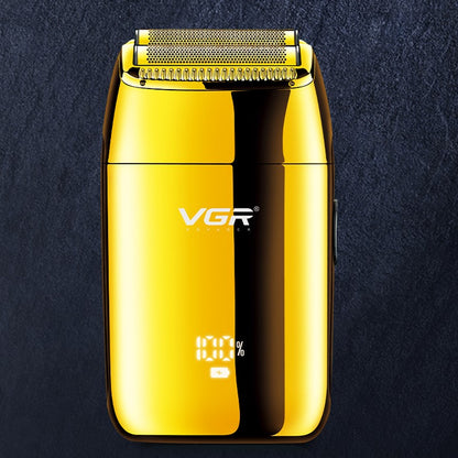 VGR Rechargeable Electric Shaver For Men Beard Hair Electric Razor Facial & Bald Head Shaving Machine With Extra Mesh