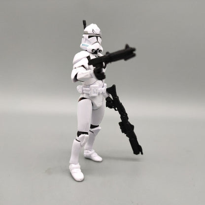 Lote de 3 Bonecos Soltos Star Wars Elite Force 501st 442nd Shadow Utapau Gree Shock Battalion Trooper 3.75" Coleção