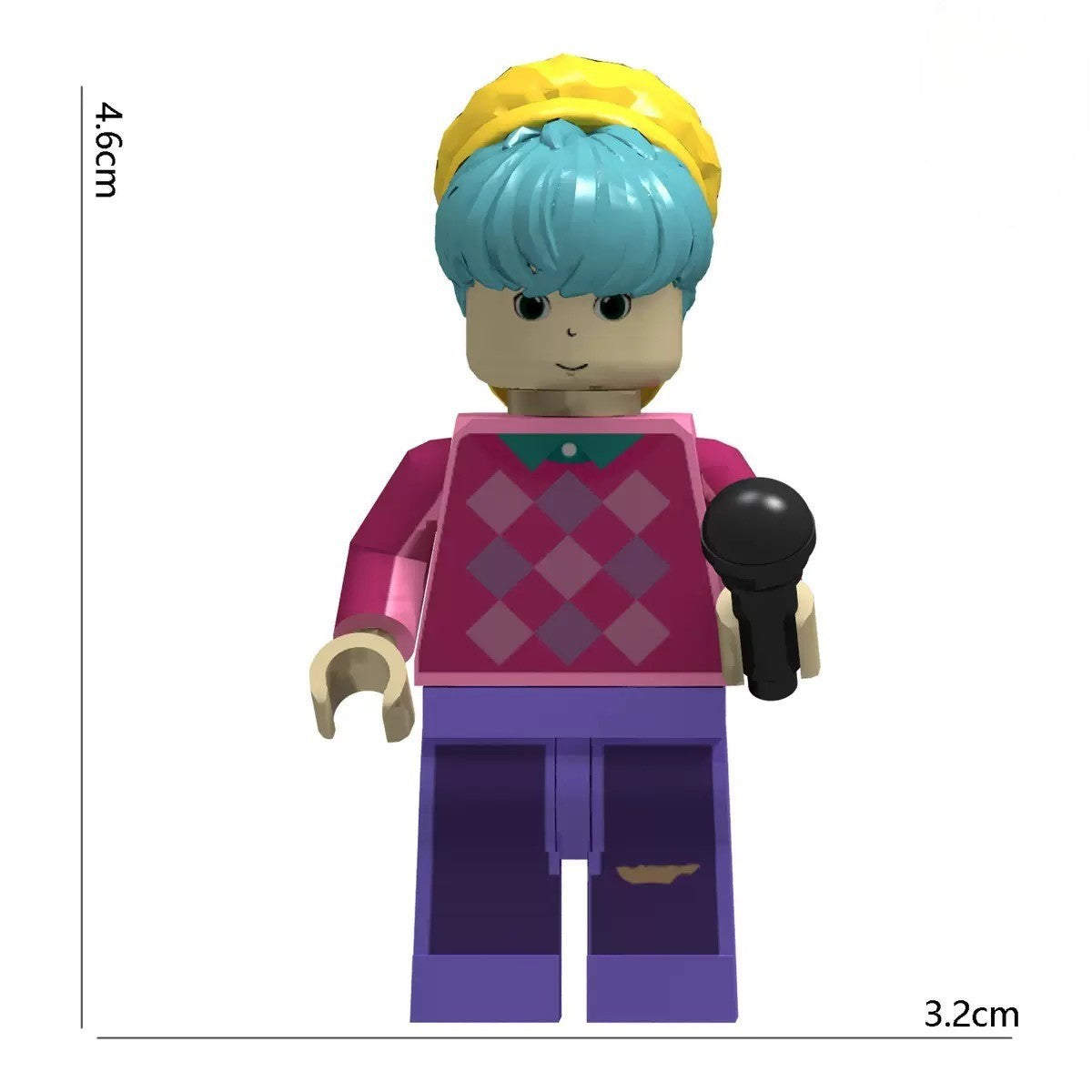 Novo brinquedo de boneca Kpop Demon Hunters Boy Band Girl Group Boneco de ação modelo de montagem Banda Combinada Boneca DIY Brinquedo de festa infantil