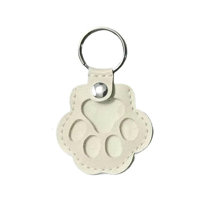 Chaveiro Memorial de Pelo de Animais de Estimação de Couro PU, Relicário de Lembrança para Pelo de Gato e Cachorro, Pingente para Guardar Pelo de Animais de Estimação, Acessórios para Pendurar em Bolsas
