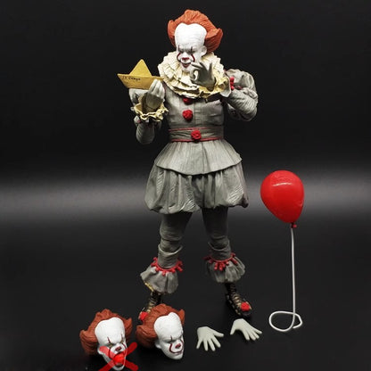 Neca Pennywise Coringa Figura Stephen King'S A Coisa Pennywise Coringa Palhaço Modelo Brinquedo De Terror De Halloween Presentes Colecionáveis De Natal