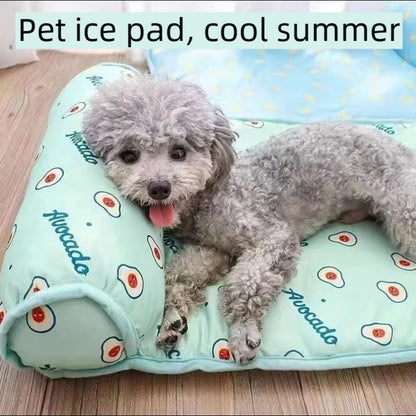 Tapete Gelado para Cães, Cama Fria para Cães e Gatos, Cobertor Durável para Sofá, Almofada de Gelo para Gatos, Acessórios para Animais de Estimação