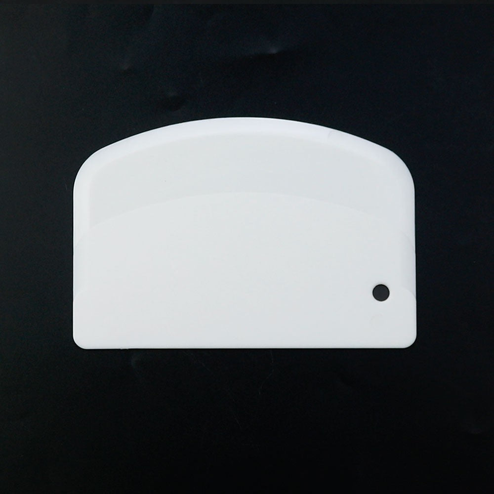 Silicone World Dough Scraper Cream Spatula Plastic Cutting Knife  for Flour Pastries and Cakes Baking Tool Kitchen Accessories