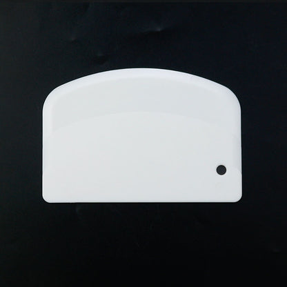 Silicone World Dough Scraper Cream Spatula Plastic Cutting Knife  for Flour Pastries and Cakes Baking Tool Kitchen Accessories