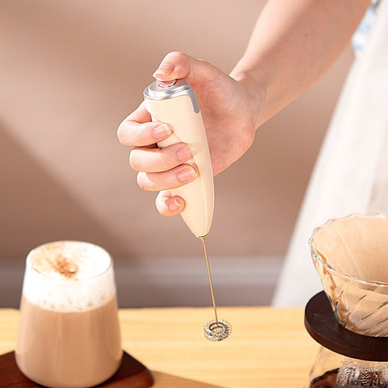 Espumador de leite a bateria, cafeteira, batedor elétrico de alta velocidade 14000 rpm, misturador de geleias, liquidificador doméstico de cozinha
