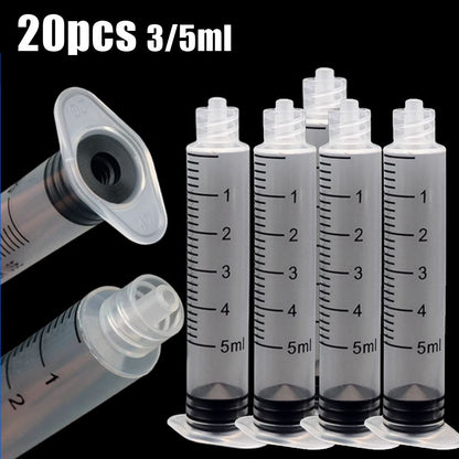 20 seringas de 3ml/5ml sem haste para rosca de agulha, para Mesoterapia (Hydrolifting), embaladas individualmente para Injetor EZ