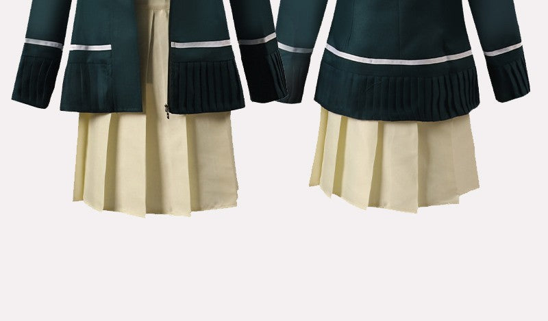 Uniforme de lycéens Anime recruté anronpa Nanami ChiaKi Cosplay Costume, veste à manches longues, jupe courte, jupe Loli