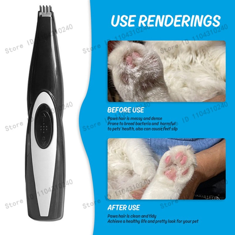 Máquina de Tosa Elétrica para Cães, Kit de Cuidados para Animais de Estimação Recarregável, Aparador de Pelos para Gatos, Cortador de Pelos, Removedor Silencioso, Máquina de Lixar Unhas