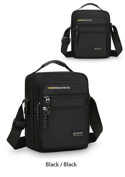 New Fashion Oxford Men Crossbody Bag Single Shoulder Bags Big Capacity Storage Bag Fashion Multi-Pockets Business Crossbody Bags