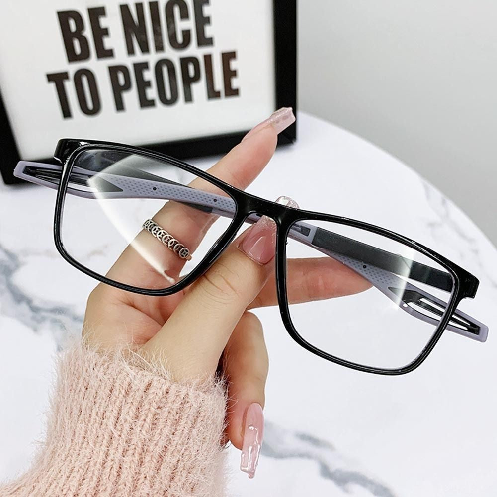 Unisex Ultralight Silicone TR Sports Myopia Glasses Anti Blue Light Men Basketball Anti-Shedding Eyewear Prescription Eyeglasses