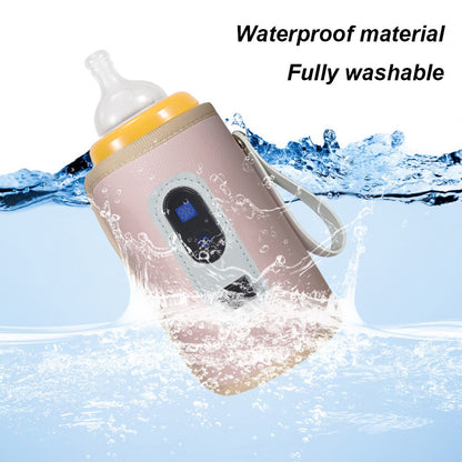 USB Milk Water Warmer Baby Nursing Bottle Heater Newborn Infant Portable Bottle Feeding Warmers Travel Stroller Insulated Bag