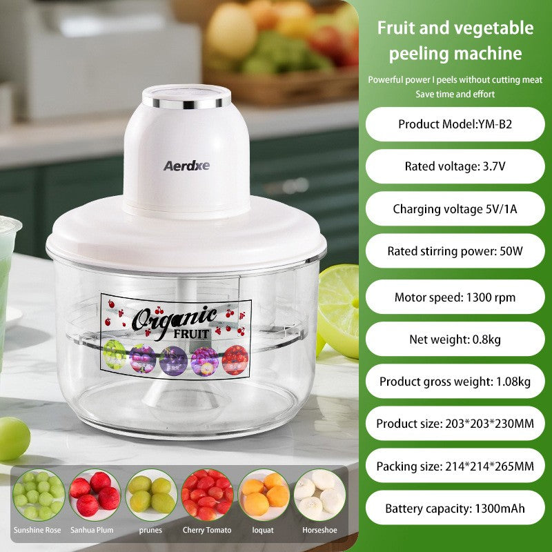 Grape Peeler Fully Automatic Household Electric Fruit Peeler Qingti Peeler Divine Tool Wireless Portable Easy Kitchen Gadget