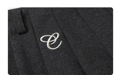 CHIC VEN Women Pleated Skirt High Waist Casual Preppy Style A-line Thick Mini Skirt for Girl Autumn Winter 2025 Ladies Clothing