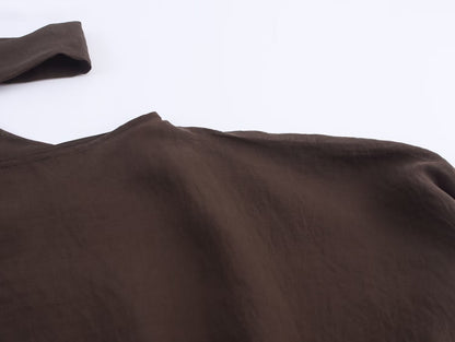 TFAFXY 2025 Streetwear Chic Women Cloak Solid Rivet O-Neck Scarf Collar Long Sleeve Loose Cloak New Fashion Outwear