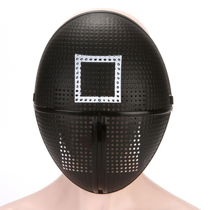 Korean Cosplay TV Disguise Mask Square Circle Triangle full face mask for HALLOWEEN Party Role Play Outfit