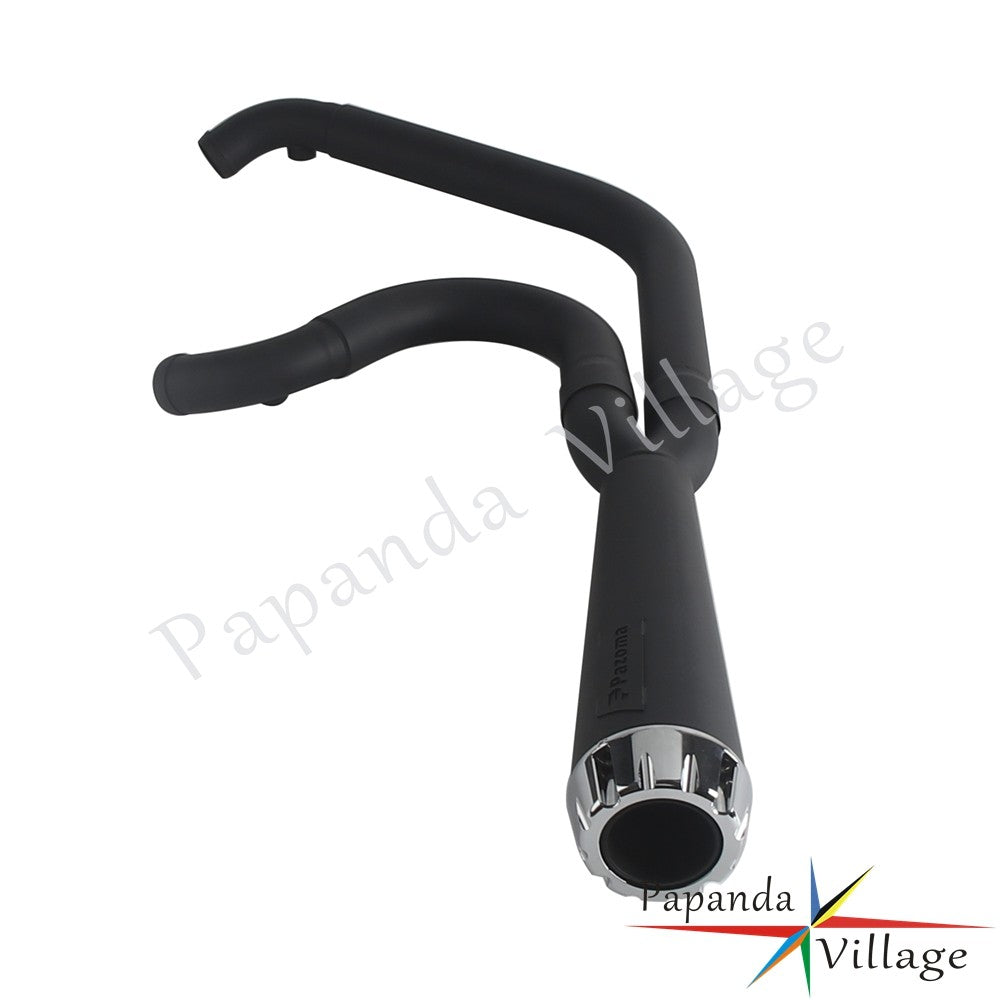 Motorcycle Full Exhaust Pipe Exhausts System Mufflers For Harley Dyna Wide Super Glide Fat Street Bob Low Rider FXDF 2006-2017