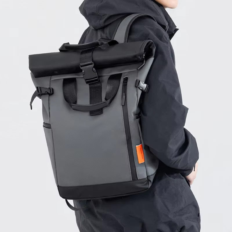 Mochila Masculina para Viagem, Notebook de 15,6 polegadas, Impermeável, para Acampamento, Caminhada, Escola, Faculdade e Negócios