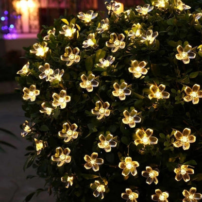 10/20M Cherry Blossom Garland Fairy Lights Indoor Christmas Decoration String Lights 200LED for Wedding Pink Party Decorations
