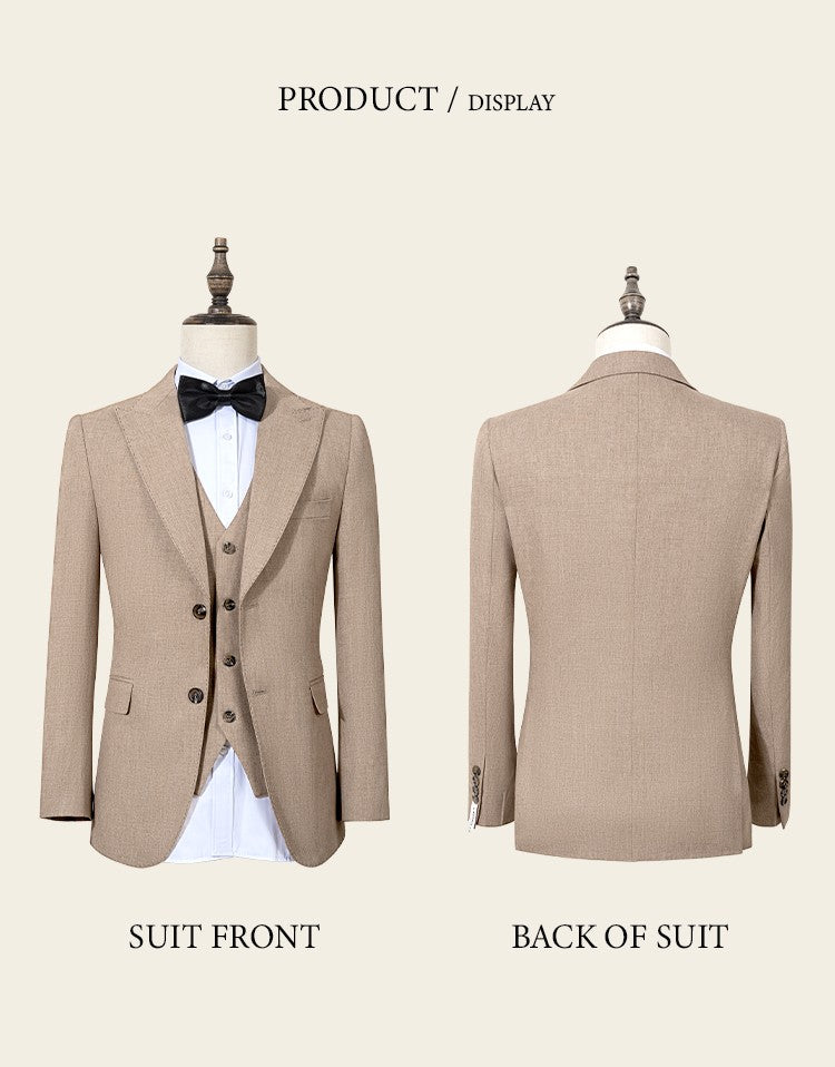 ST Cassy new 2 buttons on suit modern design mens office wear blazer coustime homme luxe Bead edge craftsmanship
