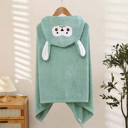 70x140CM Baby Bath Towel Hooded Ultra Soft Towel Highly Absorbent Bathrobe Blanket Toddlers Shower Gifts for Boys Girls