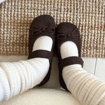 Autumn Woolen Fabric Women Flats Shoes Fashion Shoes Ladies Comfort Outdoor Warm Cotton Fur Shoes