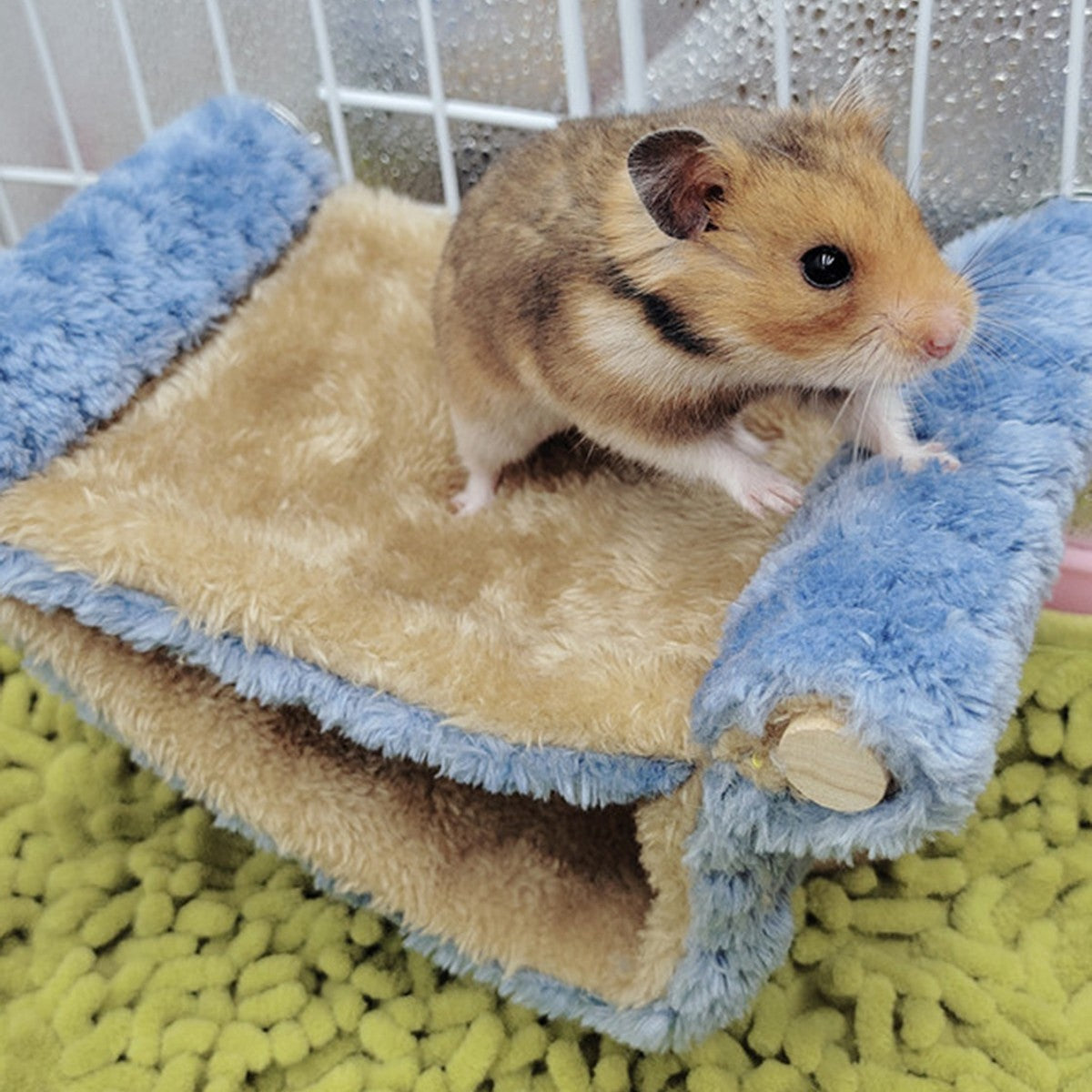 Cobaia Hamster Quente Rede Mel Canguru Esquilo Ninho Suspenso Cama Urso Dourado Chinchiila Brinquedo De Estimação Saltador