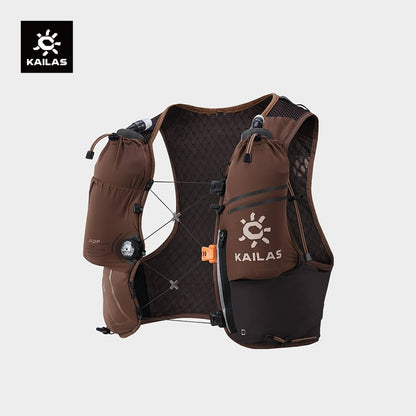 KAILAS FUGA AIR 8L Unisex Travel Marathon Trail Running Hiking Cycling Backpacks  with Dual Soft Water Bottles KA2554005