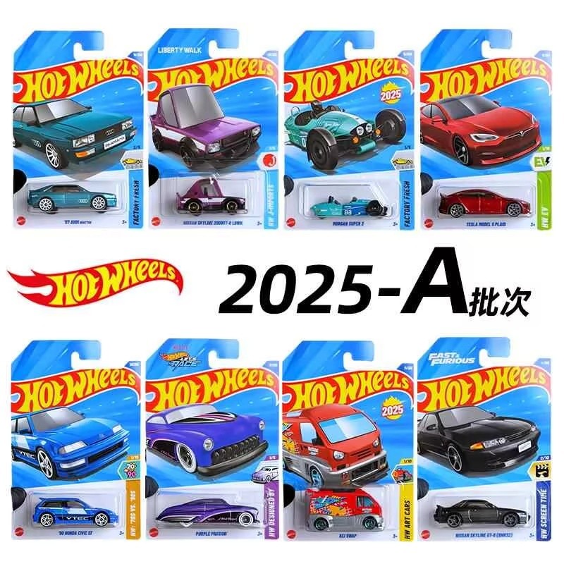 Carros Hot Wheels Originais 2025 Estojo A Audi Quattro 1:64 Veículo Diecast Modelo Carros Decoração de Mesa Coleção Brinquedos Presentes para Meninos