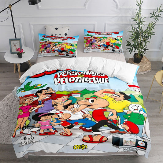 Condorito Chile Comics Book Duvet Cover Set without sheet King Queen Double Full Twin Single Size Bed Linen Set