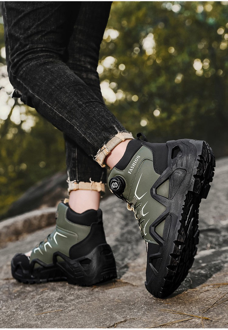 Novas Botas de Segurança Masculinas para Trabalho Calçados Indestrutíveis Tênis com Bico de Aço Botas Protetoras Antiesmagamento Antifuro Botas Táticas de Trabalho