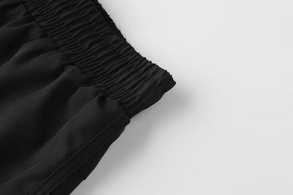 Men's two-piece sports shorts quick drying running fitness gym sports basketball shorts with lining