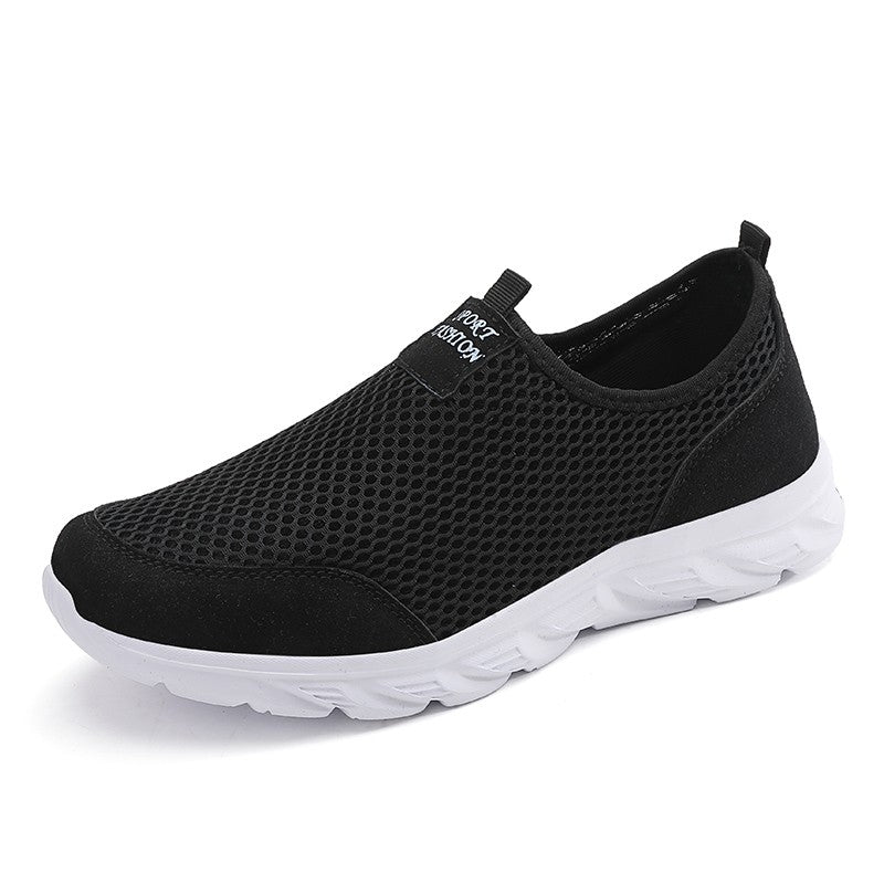 Tênis Casual Masculino Leve 2023 Respirável Slip-on Antiderrapante para Caminhada ao Ar Livre Tamanho 39-47