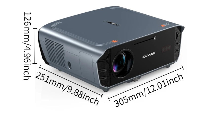 Novo projetor 4K UHD 3500 ANSI Google TV home theater projetor TOF 1080P Android WiFi 2.4+5G foco automático vídeo Projetor quente
