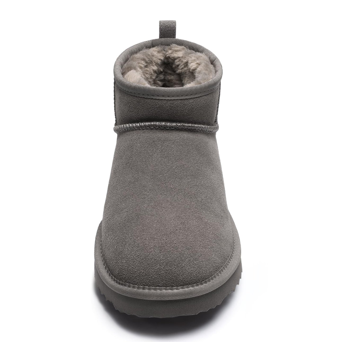 Bebealy Winter Suede Boots For Women Classci Genuine Brand Women Boots Outdoor Short Plush Antiskid Ankle Boots Cozy Fuzzy Boots