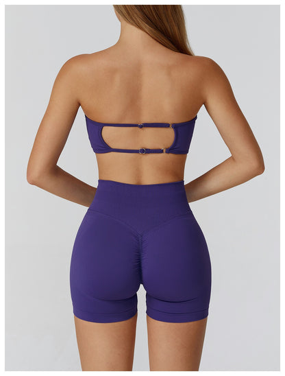 Yoga Clothes Set 2PCS Gym Sportswear Women Sports Bra High Waist Leggings Fitness Suit Running Workout Tracksuit Athletic Wear