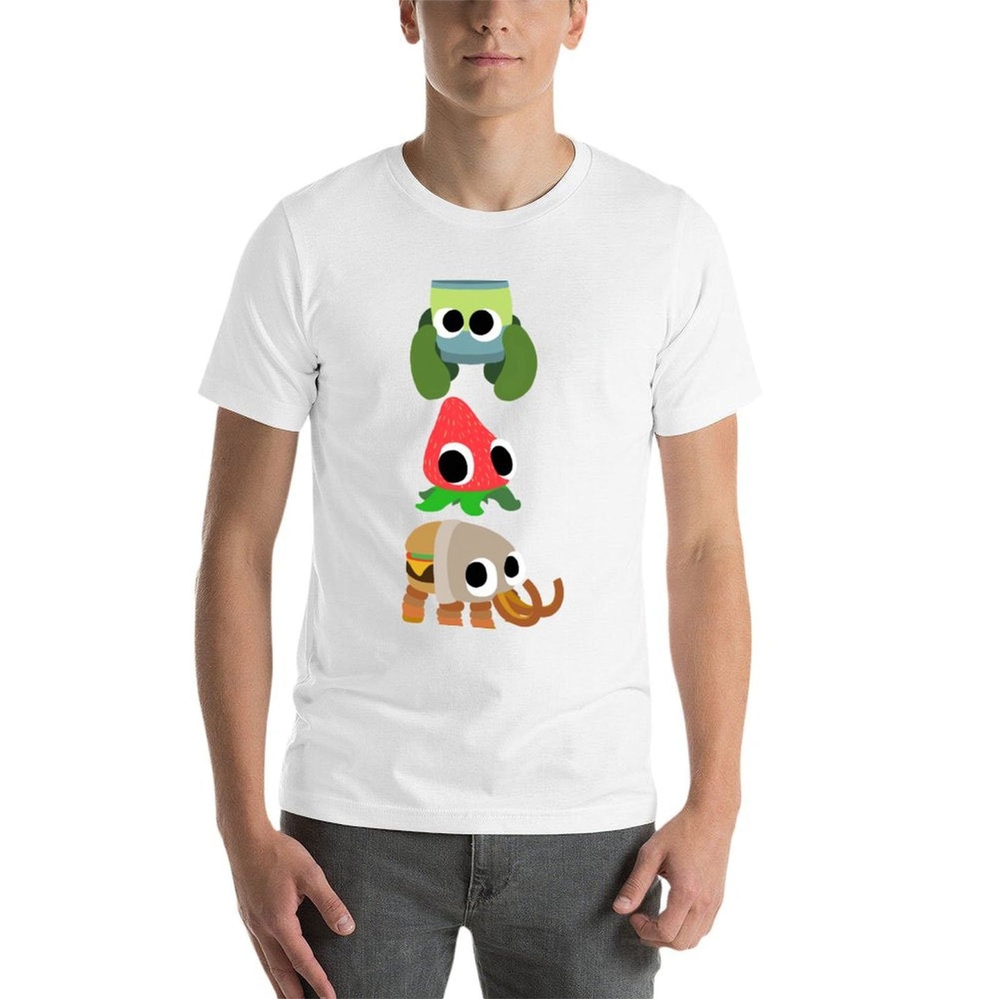 Bugsnax (Bunger, Strabby, & Pinkle) T-Shirt funny t shirts man black cotton t-shirt plain for man package T-Shirt