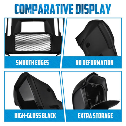 Motorcycle Fairing Spoiler Kit Lowers Cover Extended Chin Spoiler For Harley Touring Street Road Glide 23-Up FLHX FLTRX 2024-Up
